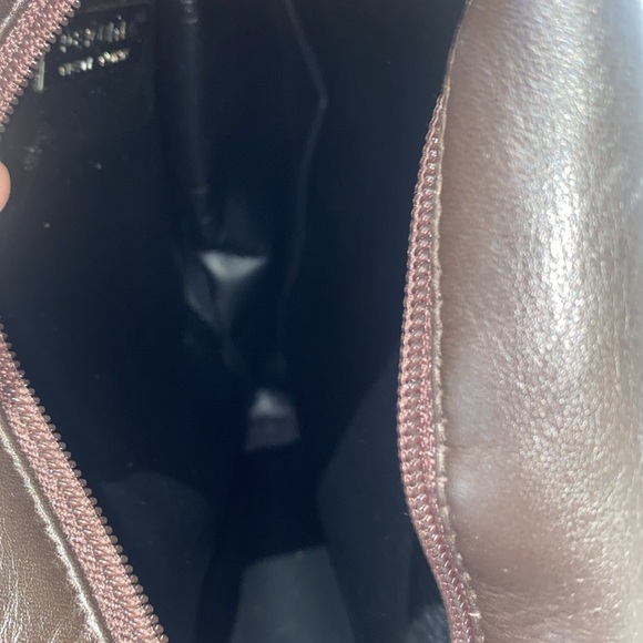 Perlina chocolate brown leather backpack - Picture 10 of 12